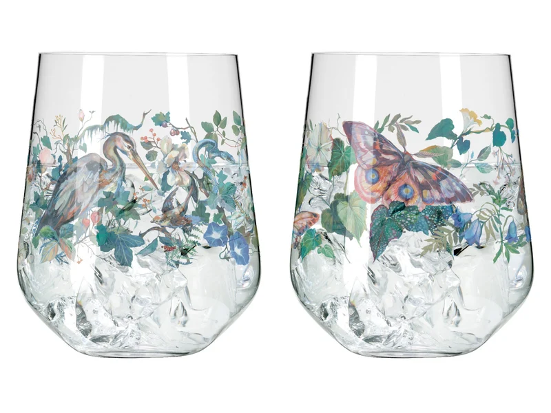 RITZENHOFF Schattenfauna Gin Tumbler 2er Set (C. Mcallister) H25 #7 #8