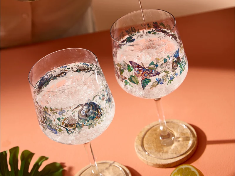 RITZENHOFF Schattenfauna Gin Kelch 2er Set (C. Mcallister) H25 #7 #8