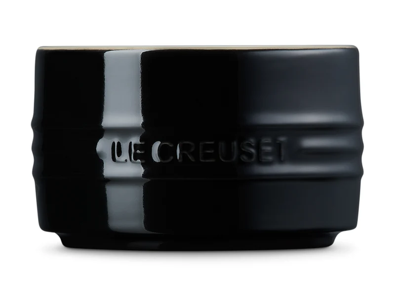 Le Creuset stapelbares Förmchen schwarz glänzend 8cm