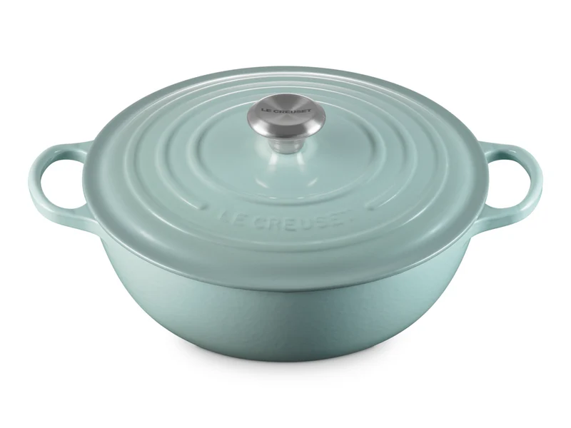 Le Creuset Bräter La Marmite Signature rund sea salt 28cm