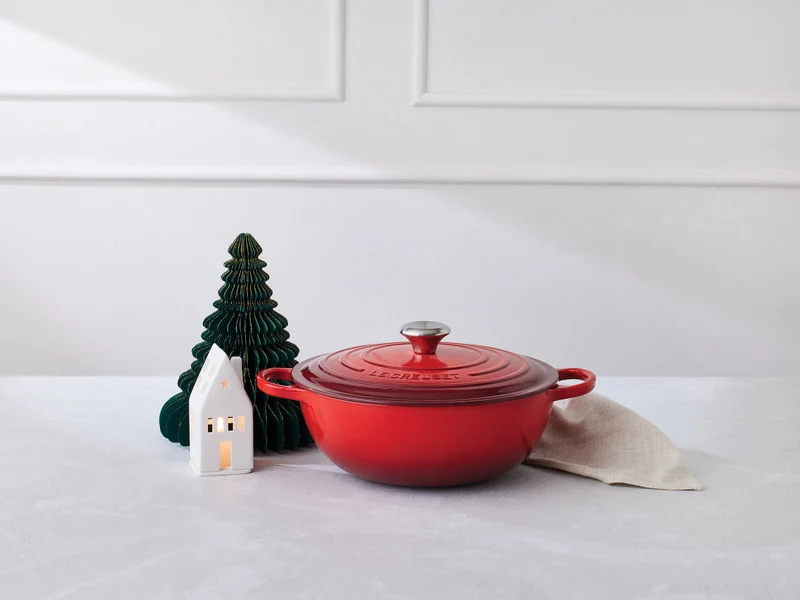 Le Creuset Bräter La Marmite Signature rund meringue 28cm