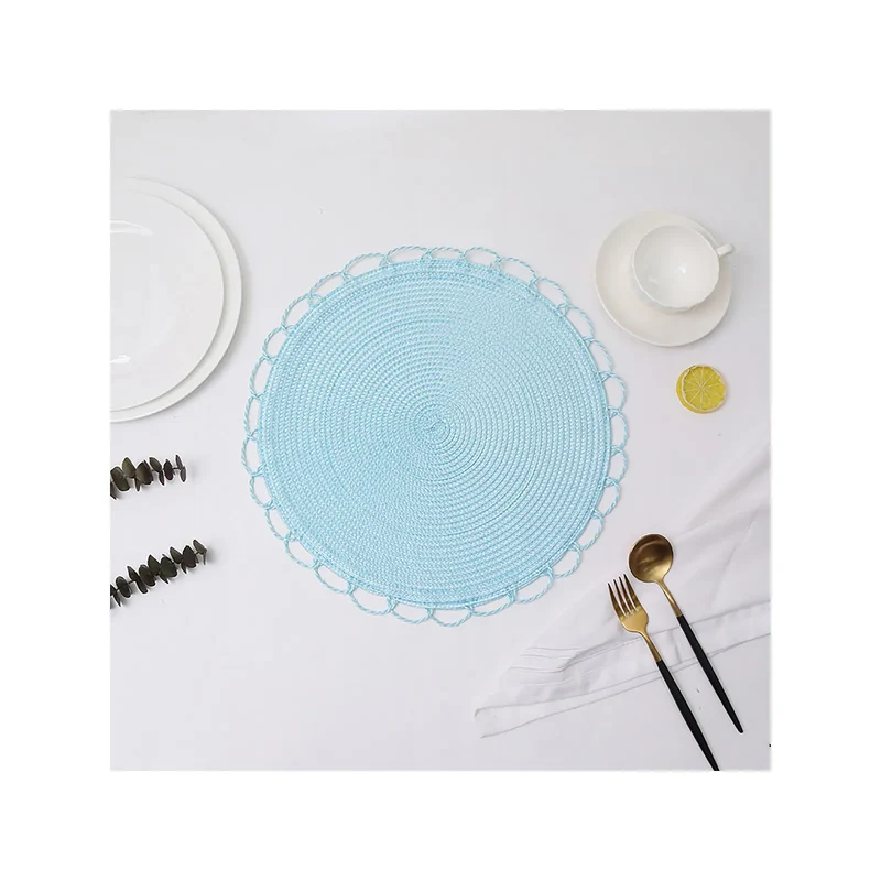 Karaca Sera Woven 2-teiliges amerikanisches Service-Set (Blau)