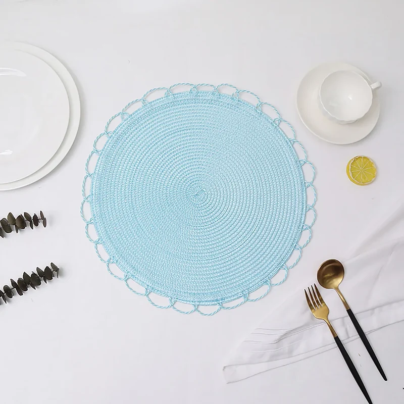 Karaca Sera Woven 2-teiliges amerikanisches Service-Set (Blau)