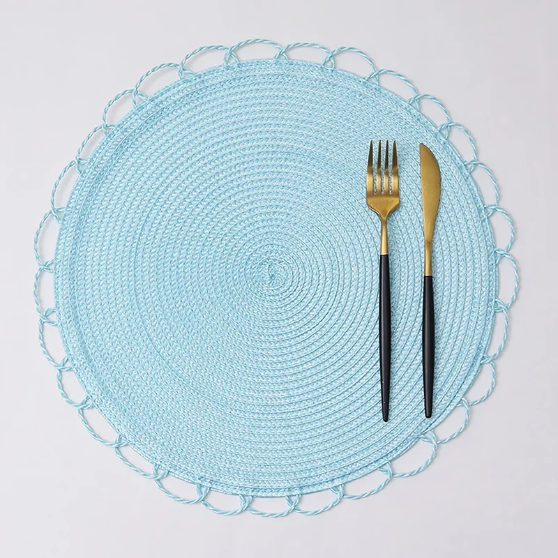 Karaca Sera Woven 2-teiliges amerikanisches Service-Set (Blau)