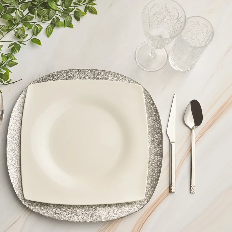 Karaca Home Capri Supla Set Silber 35 cm