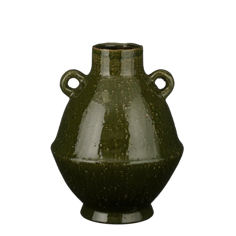 Elena Vase grün - H34 x D26 cm
