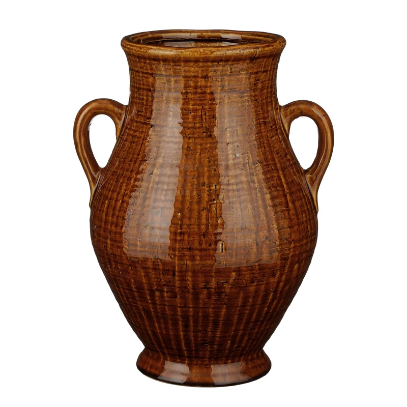 Elena Vase braun - L29 x B25,5 x H38,5 cm