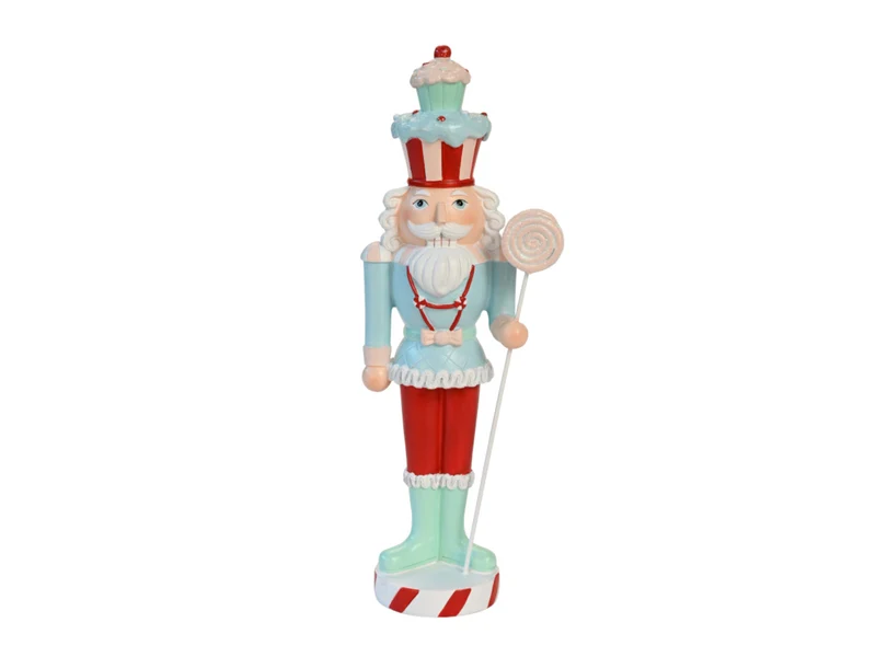 Giftcompany Noce Nussknacker hellblau/rot 33,5cm