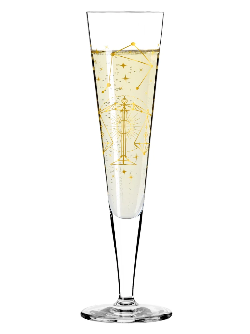 RITZENHOFF Champagnerglas #7 Waage (Z. Mubaza) H25