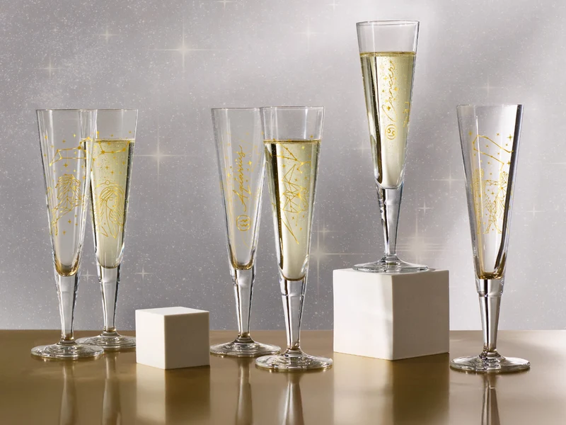 RITZENHOFF Champagnerglas #2 Widder (Z. Mubaza) H25
