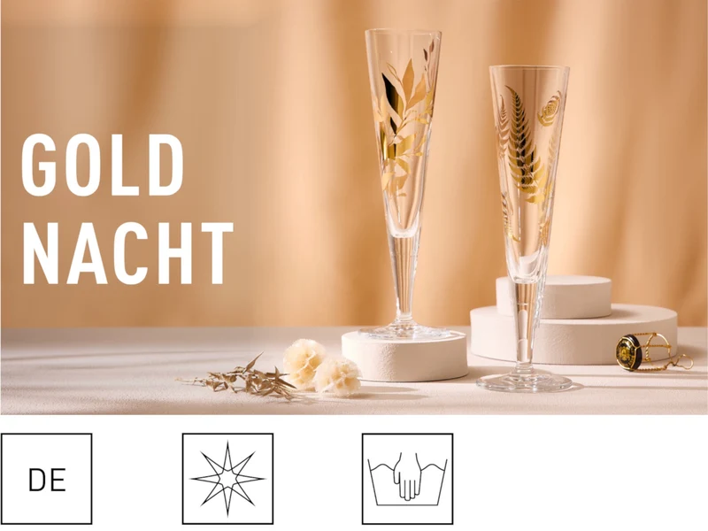 RITZENHOFF Goldnacht Champusglas (Z. Mubaza) #48 F25