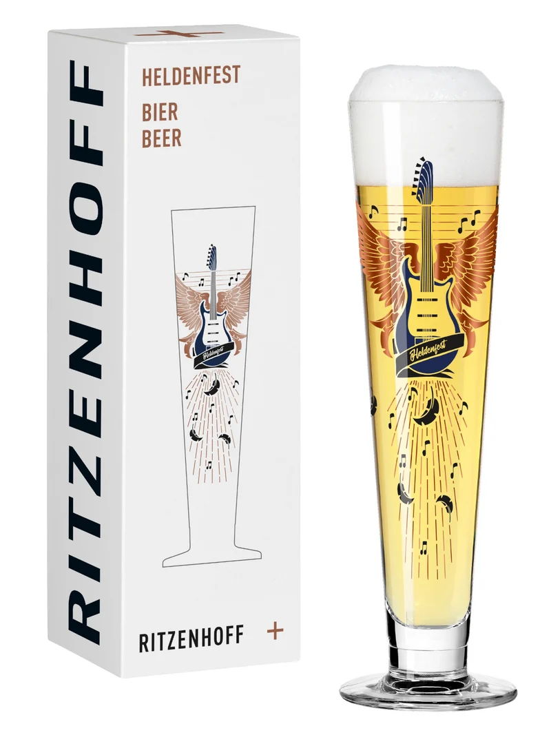 RITZENHOFF Heldenfest Bierglas (A.Behnke) H25 #17