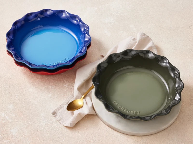 Le Creuset Pie-Form flint 23cm