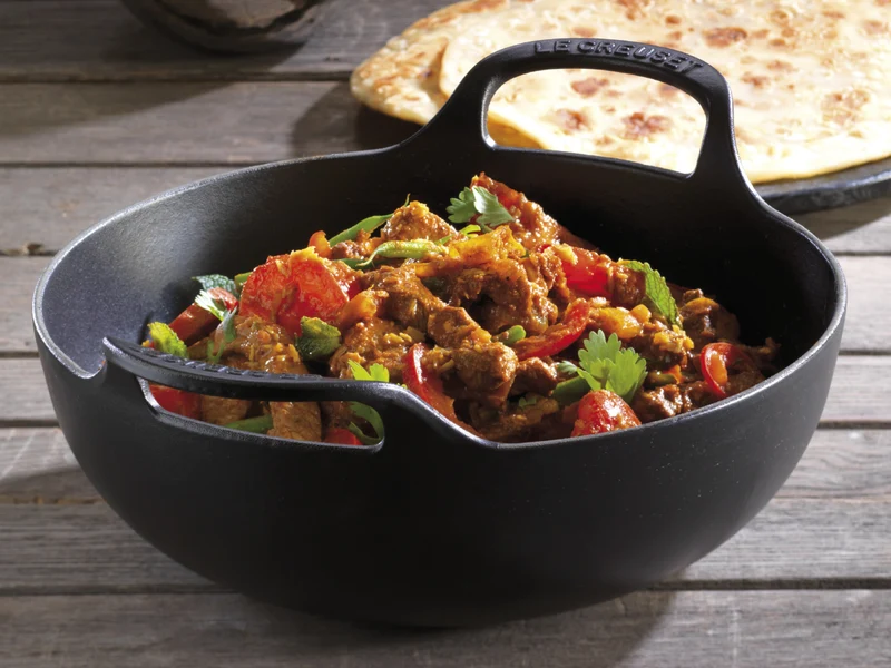 Le Creuset Balti Dish Tradition rund flint 24cm