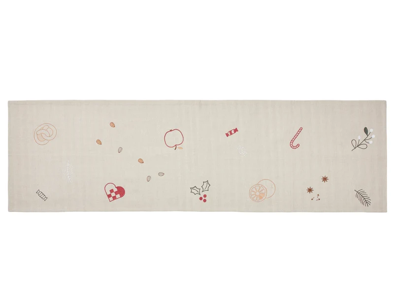 Broste Copenhagen Fryd Tischläufer beige 140x40cm