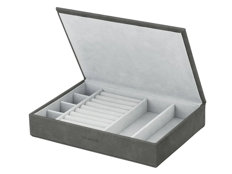 Blomus SAHLA Schmuckaufbewahrungsbox M pewter 22x15x4cm