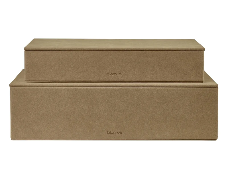 Blomus SAHLA Aufbewahrungsbox indian tan 2tlg