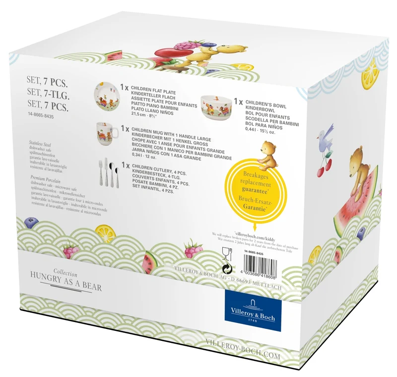 Villeroy & Boch Hungry as a Bear Set 7tlg.