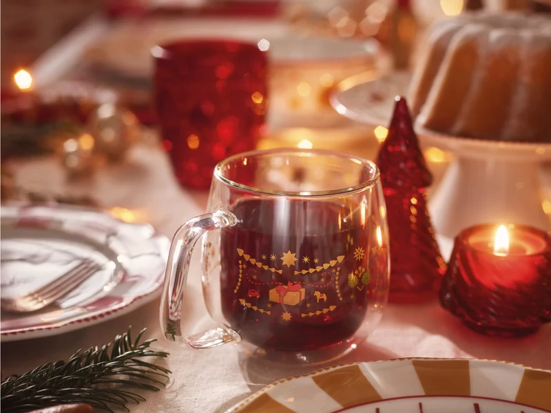 Hutschenreuther Christmas Love Tortenplatte auf Fuß klein