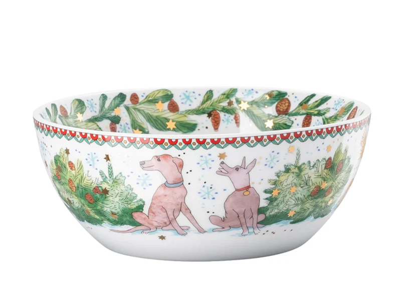 Hutschenreuther Sammelkollektion 2025 Weihnachtsspiele Müslischale 15cm