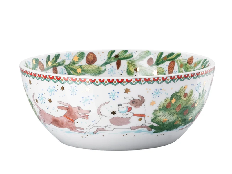 Hutschenreuther Sammelkollektion 2025 Weihnachtsspiele Müslischale 15cm