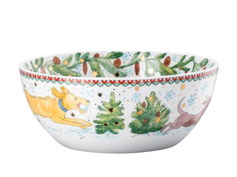 Hutschenreuther Sammelkollektion 2025 Weihnachtsspiele Müslischale 15cm