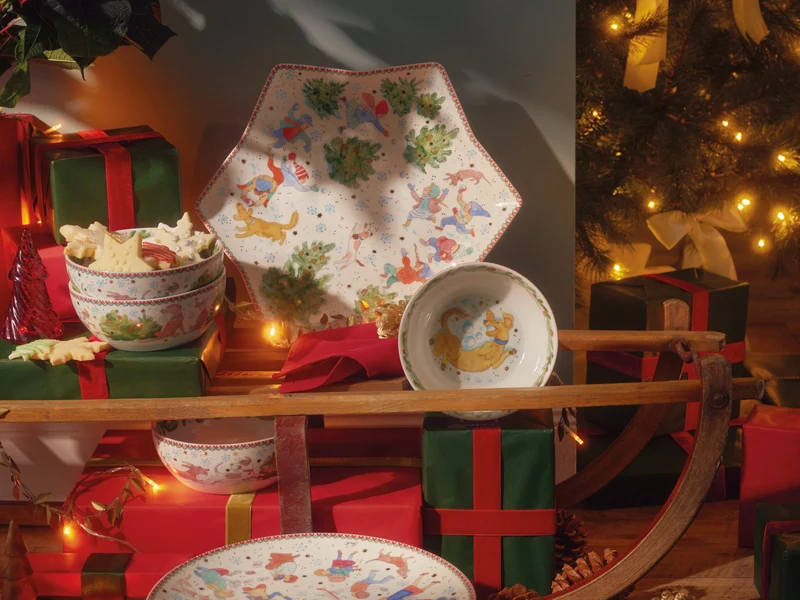 Hutschenreuther Sammelkollektion 2025 Weihnachtsspiele Müslischale 15cm