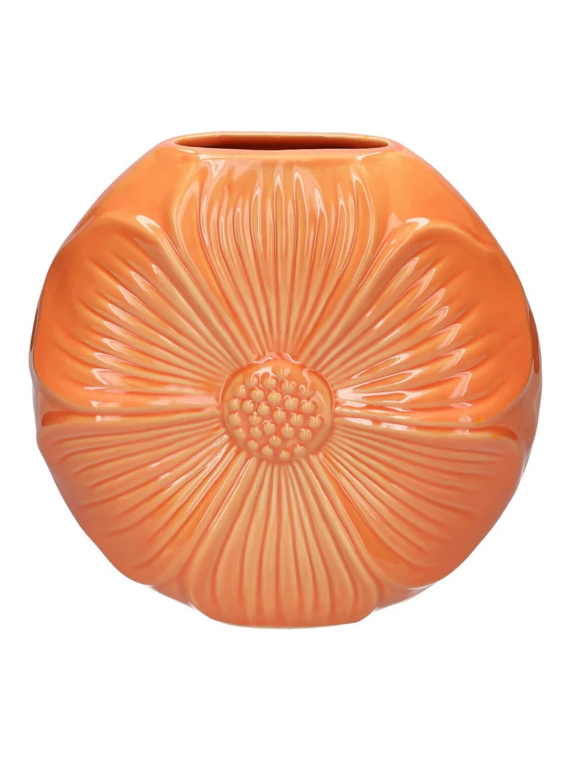 Vase Petal 30x9.5x29 orange