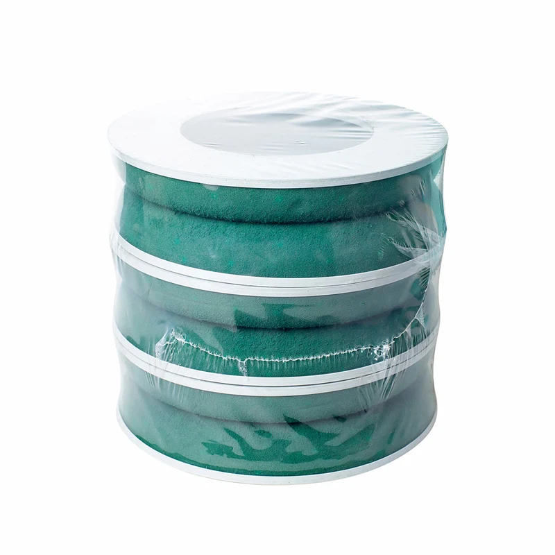 Oasis grüner Ring 20cm, 6er-Pack.