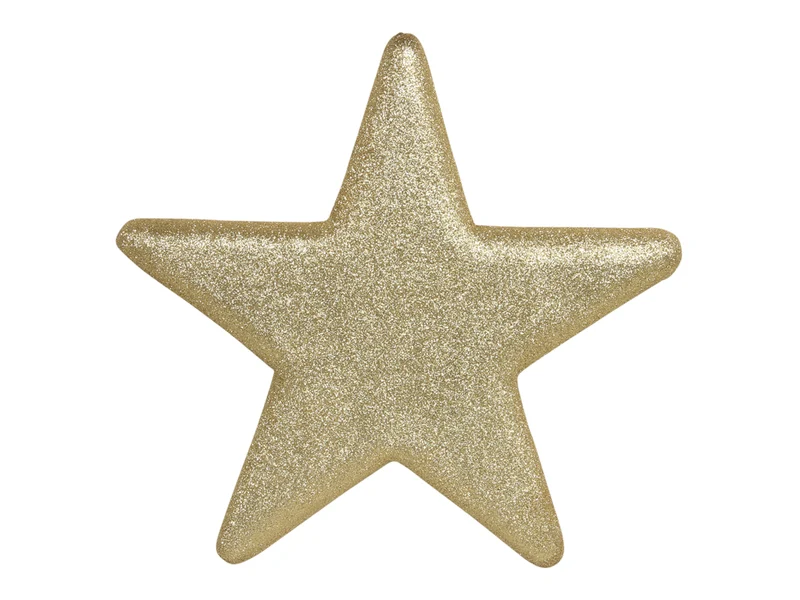 pb. Glitterstar Dunkelgold 25x25 cm