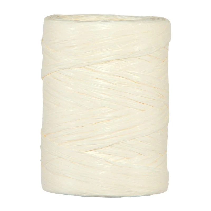 PAPIER-RAFFIA 5-8MM 100MTR HELL CREME