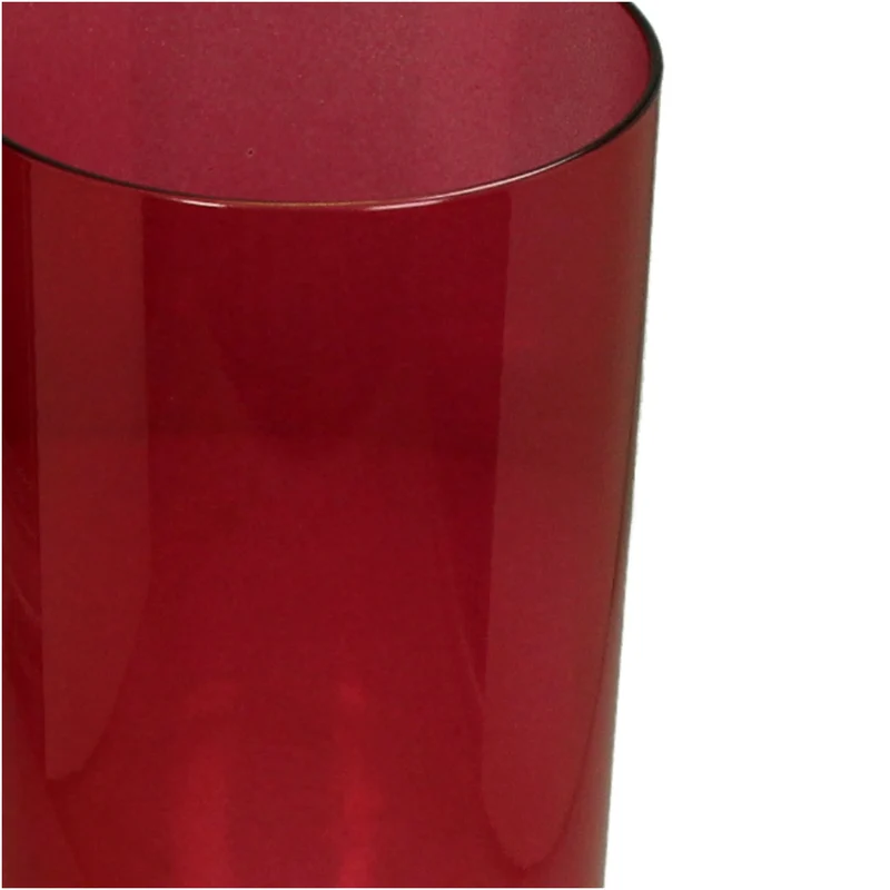 Vase aus Glas, mehrfarbig, 12 x 12 x 35 cm