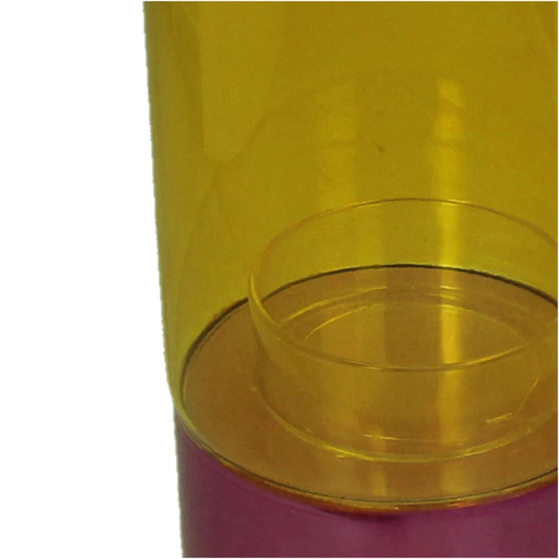 Kerzenhalter aus Glas, mehrteilig, 10 x 10 x 30 cm