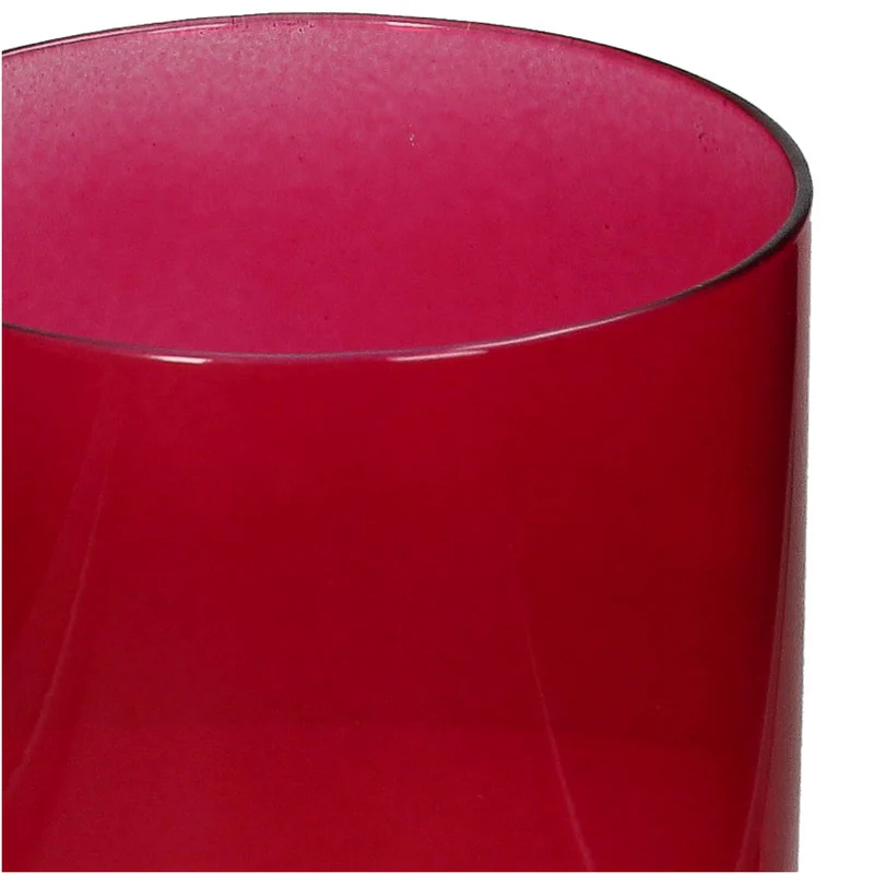 Kerzenhalter aus Glas, mehrfarbig, 10 x 10 x 25 cm