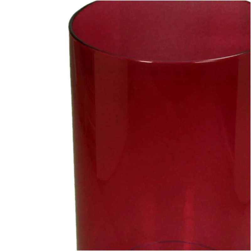 Kerzenhalter aus Glas, mehrfarbig, 10 x 10 x 25 cm