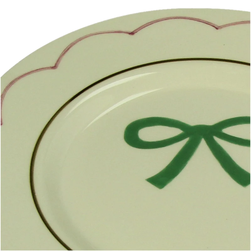 Teller Bow Steingut Multi 28x28x3cm