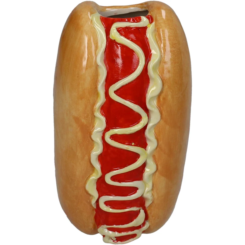 Vase Hotdog Dolomit Multi 9,2 x 8 x 16,3 cm