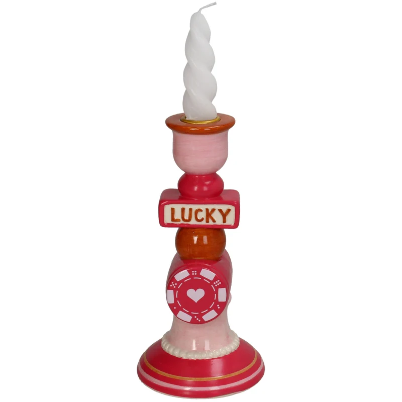 Kerzenständer Lucky Dolomit Multi 10x10x20,3cm