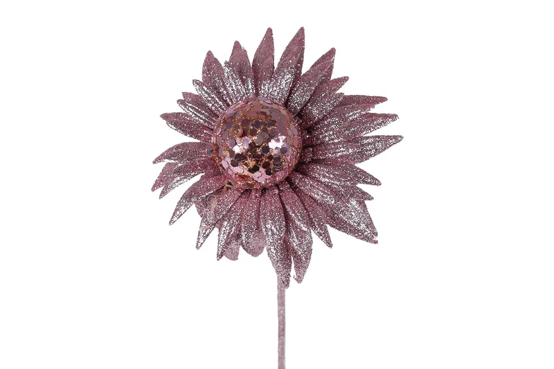 Künstlicher Ast „Sonnenhut“, rosa, PE, 50 cm