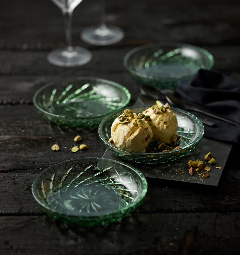 Lyngby Sorrento Teller Glas grün 16 cm Set4