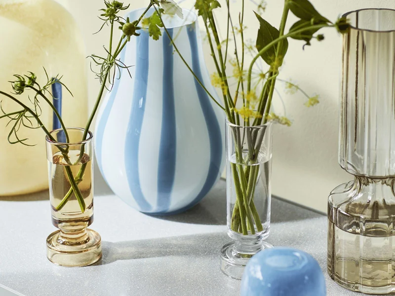 Broste Copenhagen Petra Vase Glas Indian Tan 10 cm