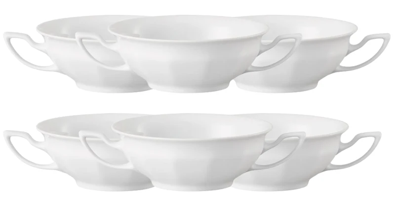 Rosenthal Maria Weiss Suppen-Obertasse 0,27 l Set6