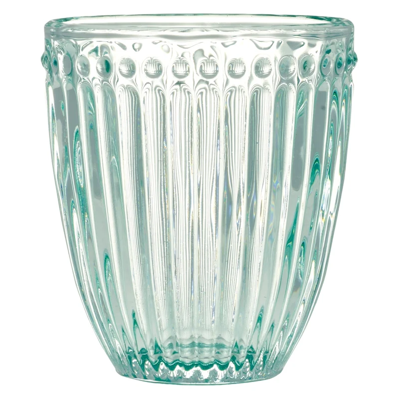 Greengate Alice Glass Water cool mint 9 cm