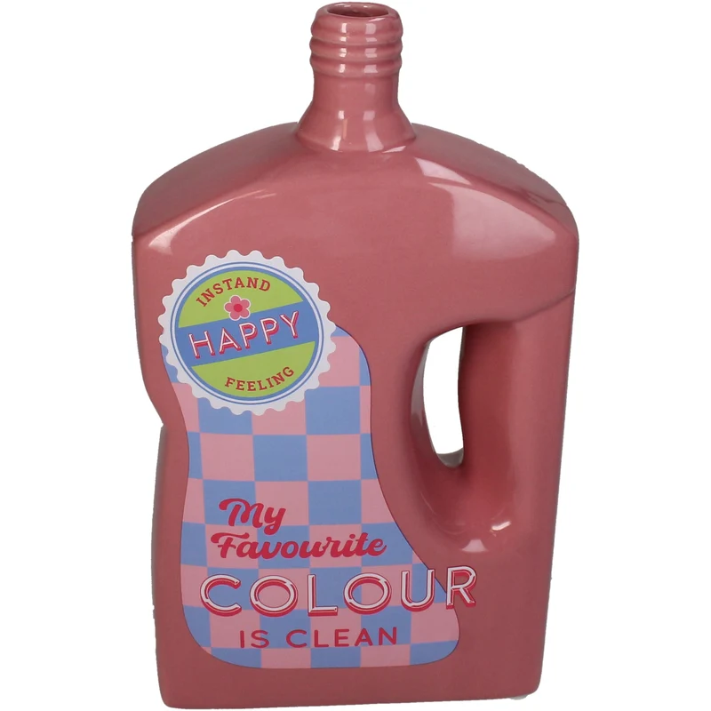 Vase Color Wash Dolomite Pink 16,8 x 8,5 x 28,5 cm