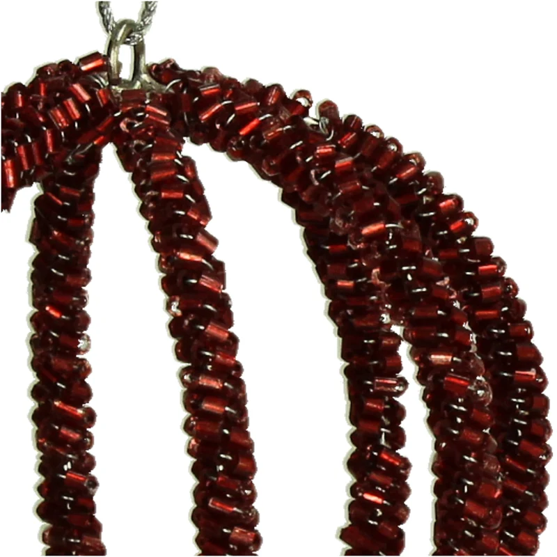 Ornamentspirale, rot, 8 cm