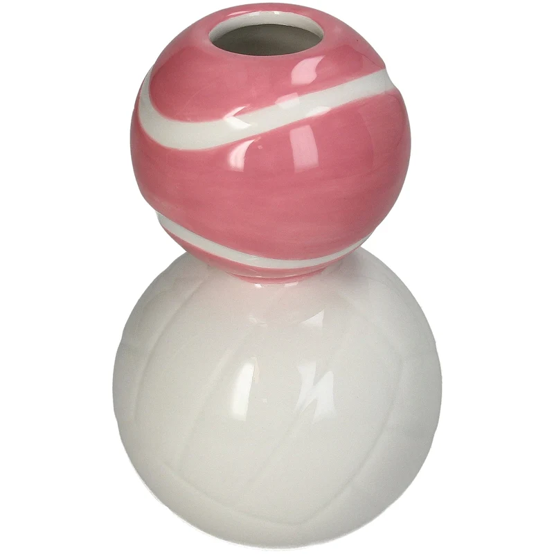Vase Sportbälle Dolomit Multi 9,7x9,7x15cm