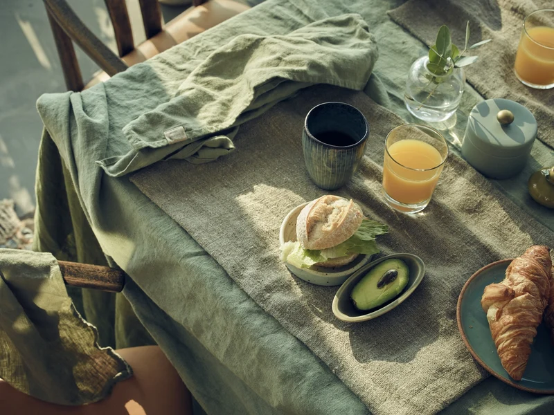 Lovely Linen Lovely Serviette Leinen avocado (1 Stück)