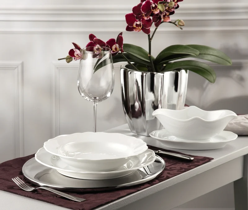 Hutschenreuther Maria Theresia Weiss Platte oval 35 cm