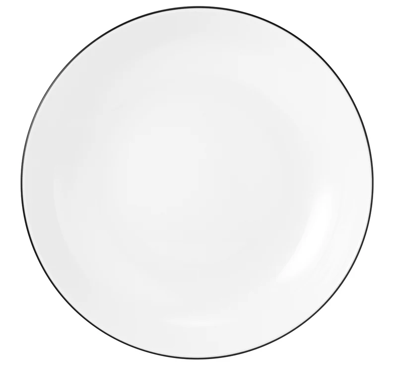 Seltmann Weiden Lido Black Line Suppenteller rund 21 cm