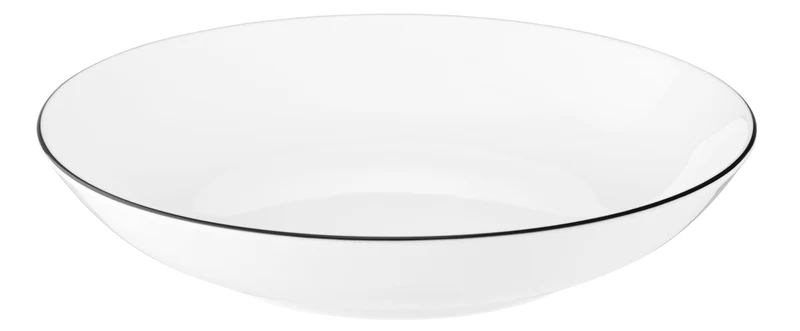 Seltmann Weiden Lido Black Line Suppenteller rund 21 cm
